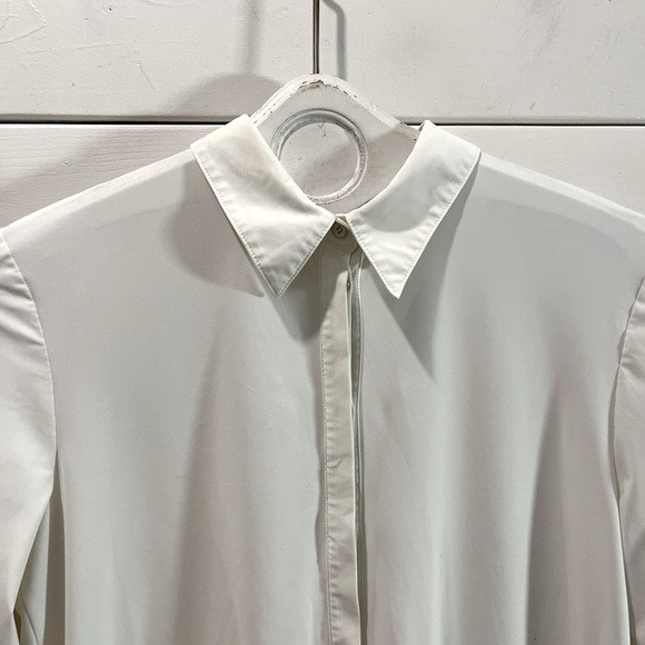 🤍MARCCAIN - White Stretch Shirt - Estimated Size M - Picture 6 of 12